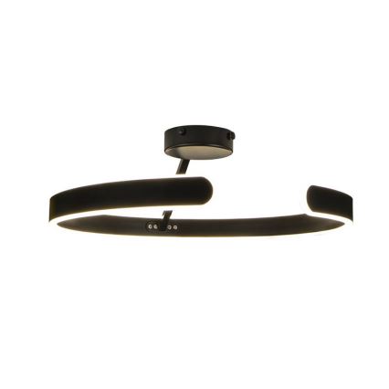 LED Dimbart takmonterat taklampa LED/72W/230V 3000-6500K svart + fjärrkontroll