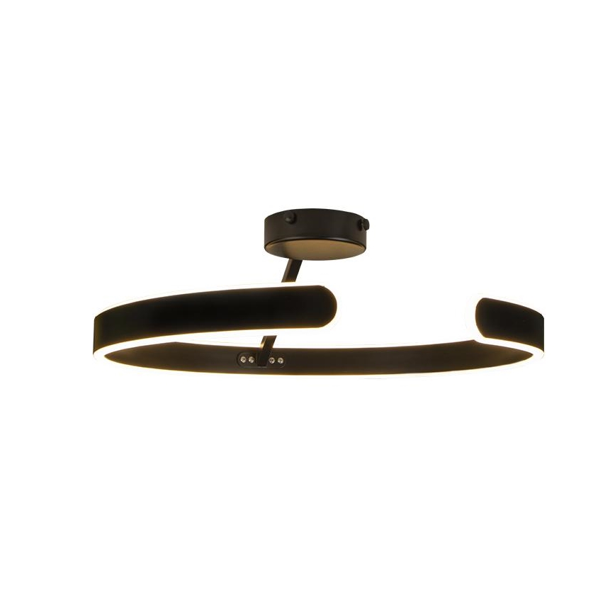 LED Dimbart takmonterat taklampa LED/72W/230V 3000-6500K svart + fjärrkontroll