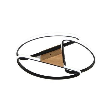 LED Dimbart takarmatur i tak 75W/230V 3000-6500K brun/svart + fjärrkontroll