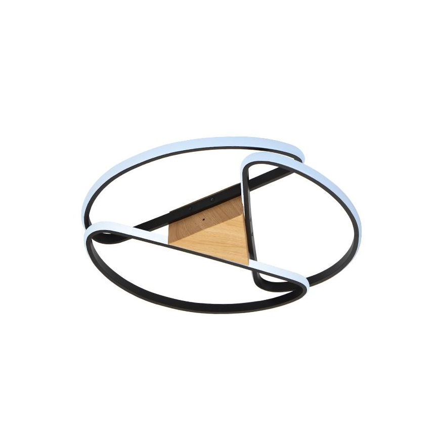 LED Dimbart takarmatur i tak 75W/230V 3000-6500K brun/svart + fjärrkontroll