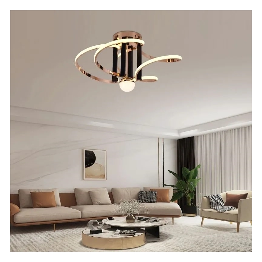 LED Dimbart takmonterat takarmatur LED/80W/230V 3000-6500K + fjärrkontroll