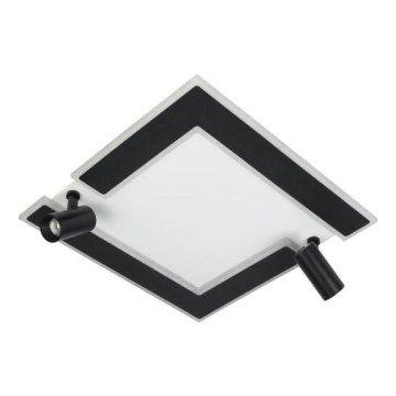 LED Dimbar taklampa LED/80W/230V 3000-6500K svart + fjärrkontroll