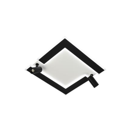 LED Dimbar taklampa LED/80W/230V 3000-6500K svart + fjärrkontroll