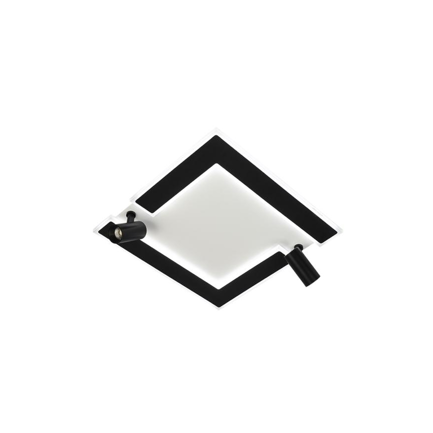 LED Dimbar taklampa LED/80W/230V 3000-6500K svart + fjärrkontroll