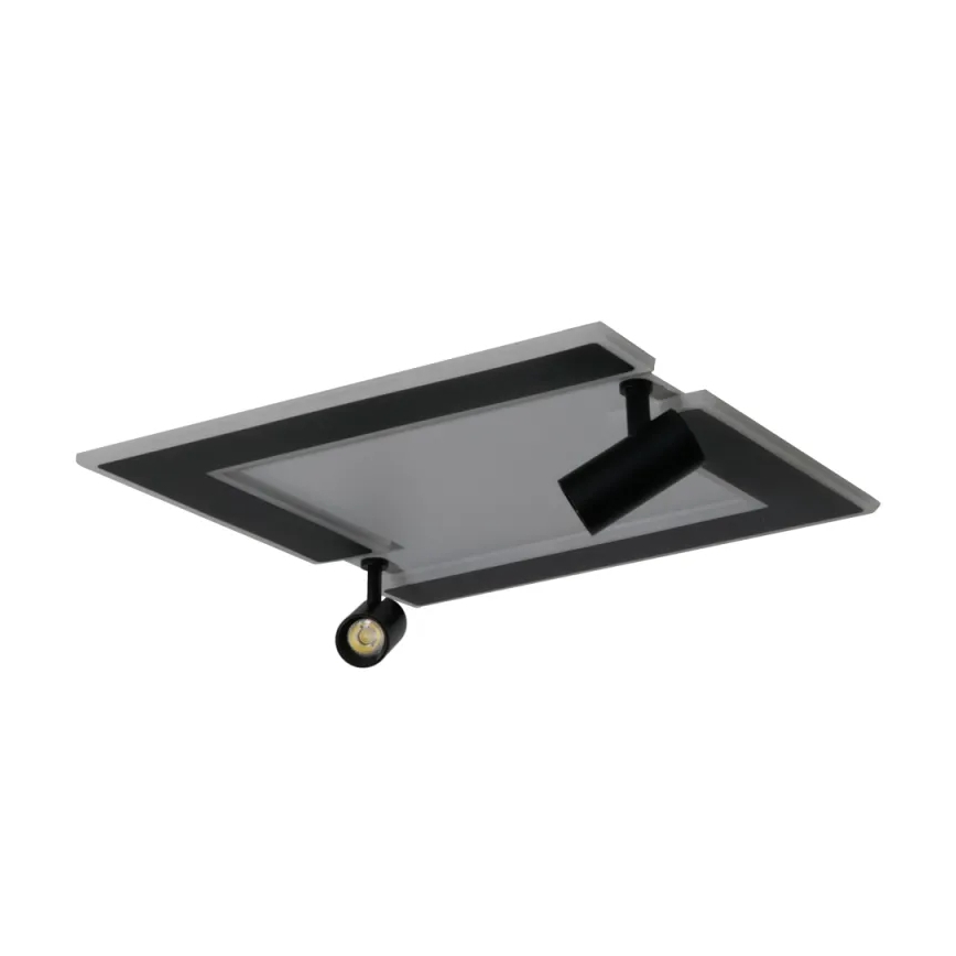 LED Dimbar taklampa LED/80W/230V 3000-6500K svart + fjärrkontroll