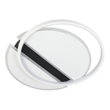 LED Dimbar taklampa LED/80W/230V 3000-6500K vit/svart + fjärrkontroll