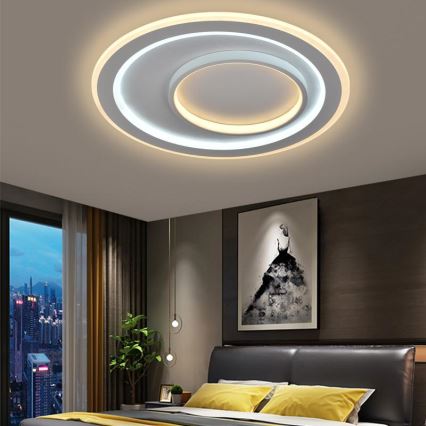 LED Dimbart takarmatur i tak 85W 230V 3000-6500K + fjärrkontroll