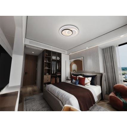 LED Dimbar taklampa LED/85W/230V 3000-6500K + fjärrkontroll