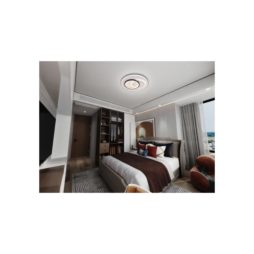 LED Dimbar taklampa LED/85W/230V 3000-6500K + fjärrkontroll