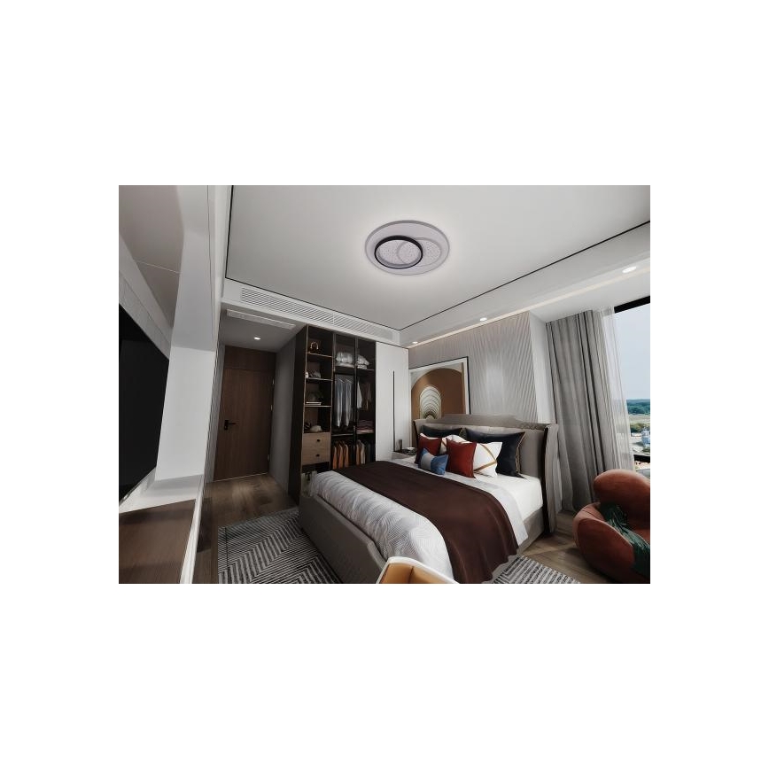 LED Dimbar taklampa LED/85W/230V 3000-6500K + fjärrkontroll