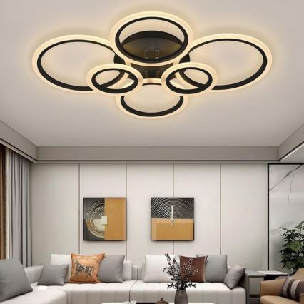 LED Dimbar taklampa LED/85W/230V 3000-6500K + fjärrkontroll