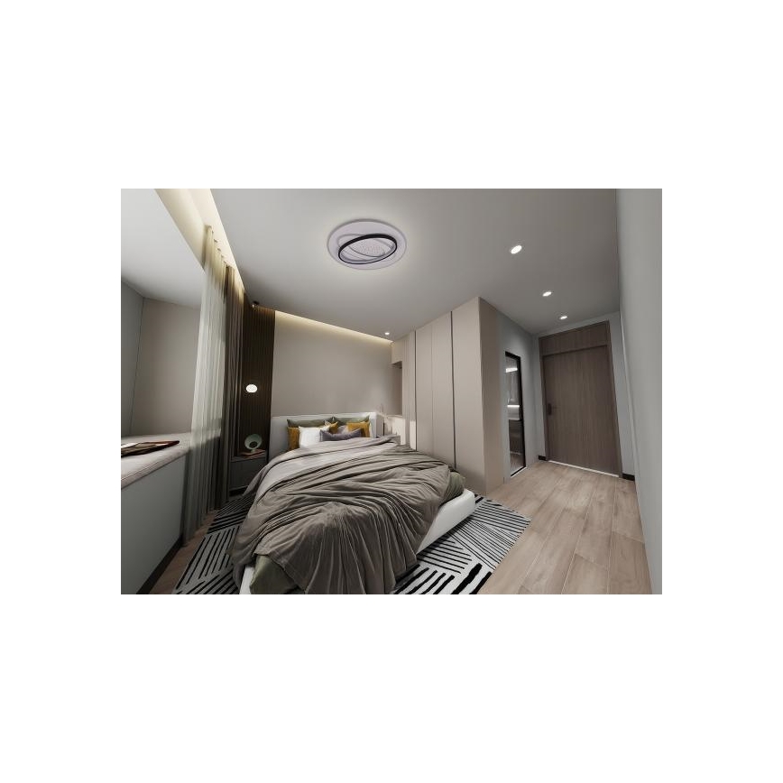 LED Dimbar taklampa LED/90W/230V 3000-6500K + fjärrkontroll