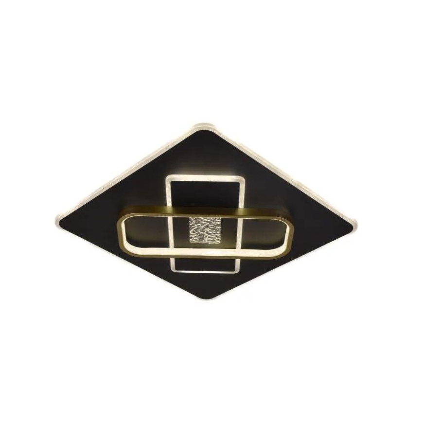 LED Dimbar taklampa LED/90W/230V 3000-6500K svart + fjärrkontroll