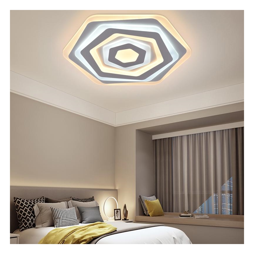 LED Dimbart takarmatur i tak 95W 230V 3000-6500K + fjärrkontroll