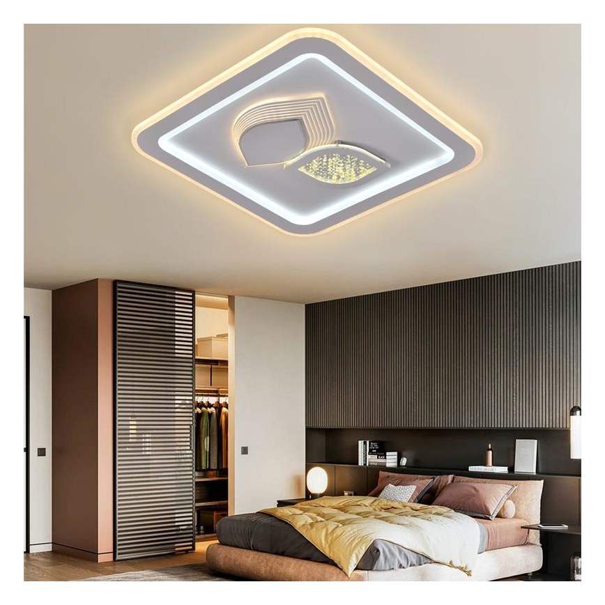 LED Dimbart takarmatur i tak 95W 230V 3000-6500K + fjärrkontroll