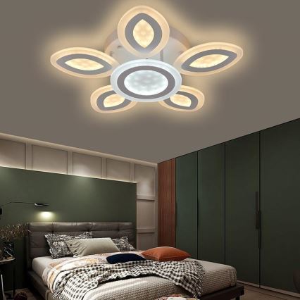LED Dimbart Takmonterat Taklampa LED/95W/230V 3000-6500K + fjärrkontroll