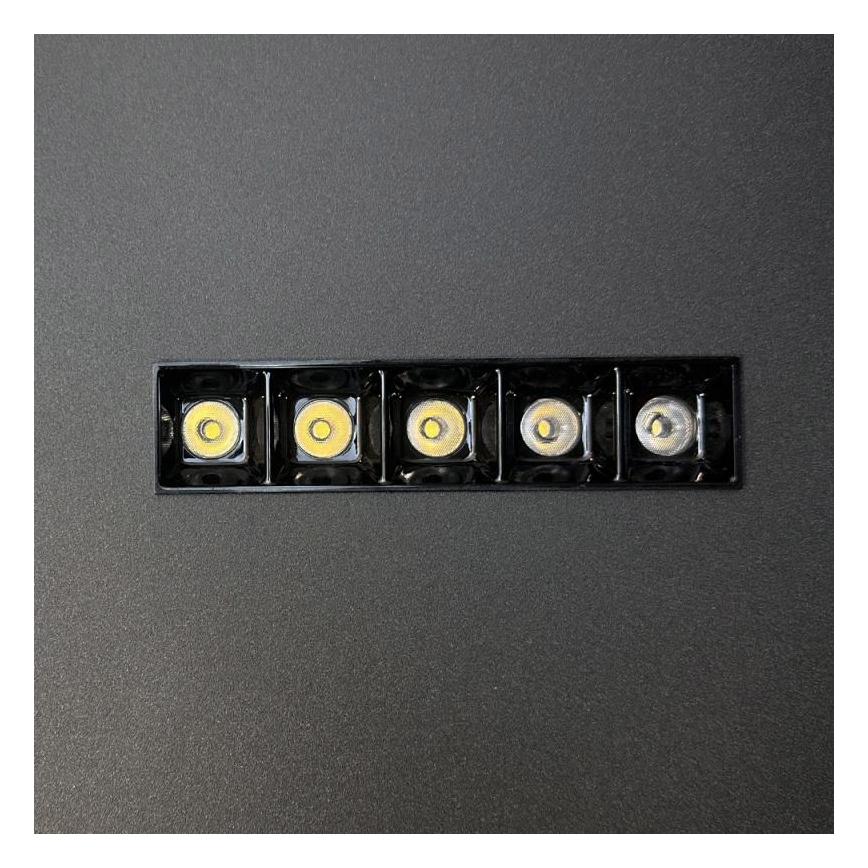 LED Dimbar taklampa LED/95W/230V 3000-6500K svart + fjärrkontroll