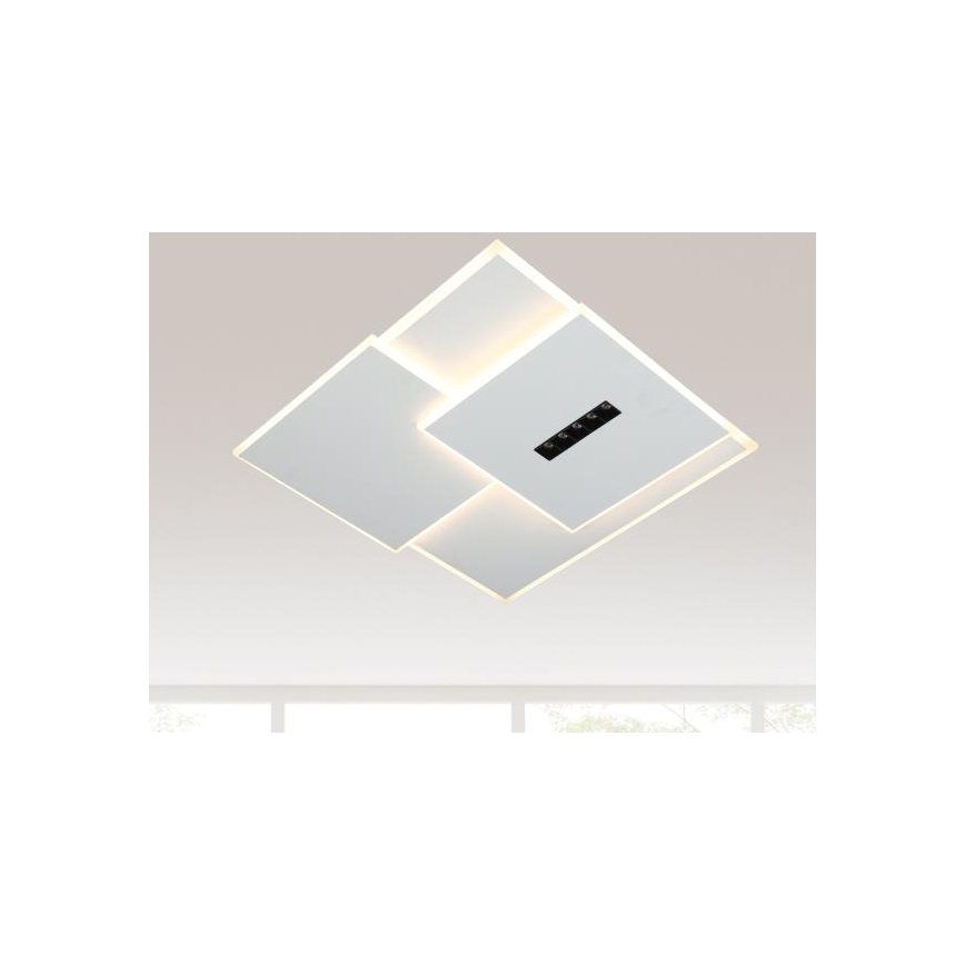 LED Dimbar taklampa LED/95W/230V 3000-6500K vit + fjärrkontroll