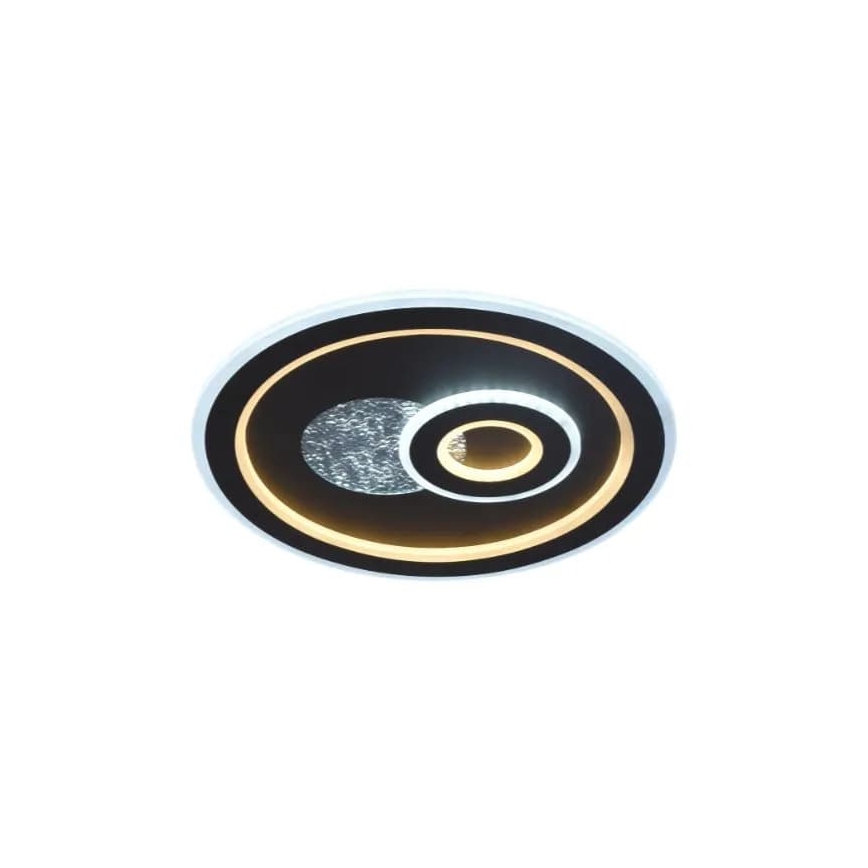 LED Dimbar taklampa LED/95W/230V 3000-6500K svart + fjärrkontroll