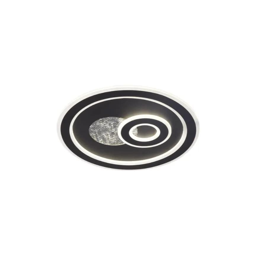 LED Dimbar taklampa LED/95W/230V 3000-6500K svart + fjärrkontroll