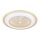 LED Dimbar taklampa med fläk ZEPHYR LED/48W/230V 3000-6000K guld +fjärrkontroll