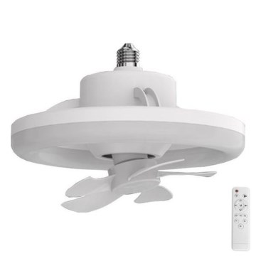 LED Dimbar taklampa med fläkt LED/30W/230V 3000-6500K vit + fjärrkontroll