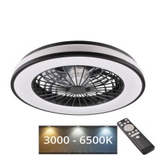 LED Dimbar taklampa med fläkt LED/48W/230V 3000-6500K + fjärrkontroll