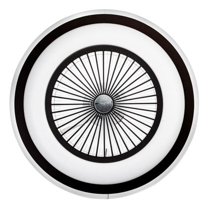 LED Dimbar taklampa med fläkt ZEPHYR LED/48W/230V 3000-6000K svart + fjärrkontroll