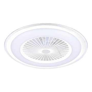 LED Dimbar taklampa med fläkt ZONDA LED/48W/230V 3000-6000K vit+ fjärrkontroll