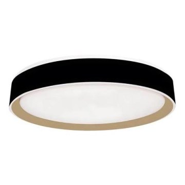 LED Dimbar taklampa med röststyrning OPAL LED/48W/230V 2700-6500K svart + fjärrkontroll