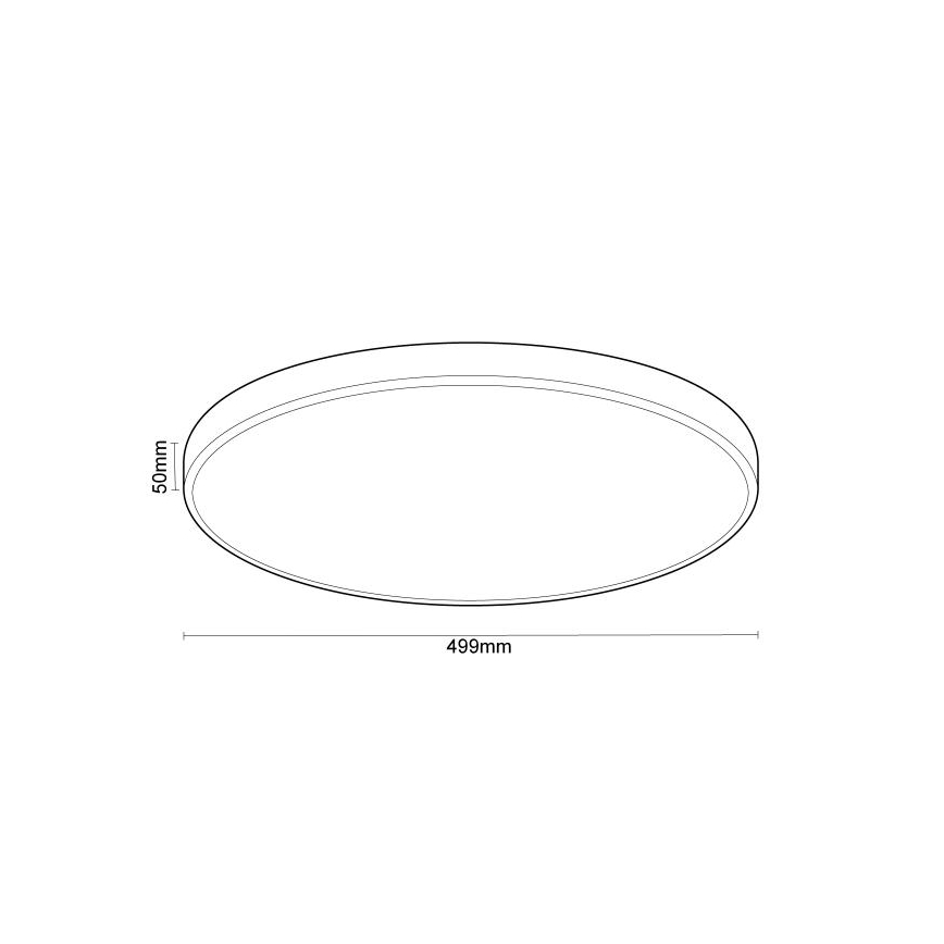 LED Dimbar taklampa med röststyrning OPAL LED/48W/230V 2700-6500K vit + fjärrkontroll