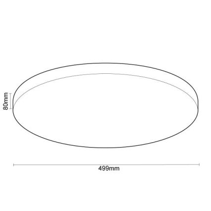 LED Dimbar taklampa med röststyrning OPAL LED/48W/230V 2700-6500K vit + fjärrkontroll