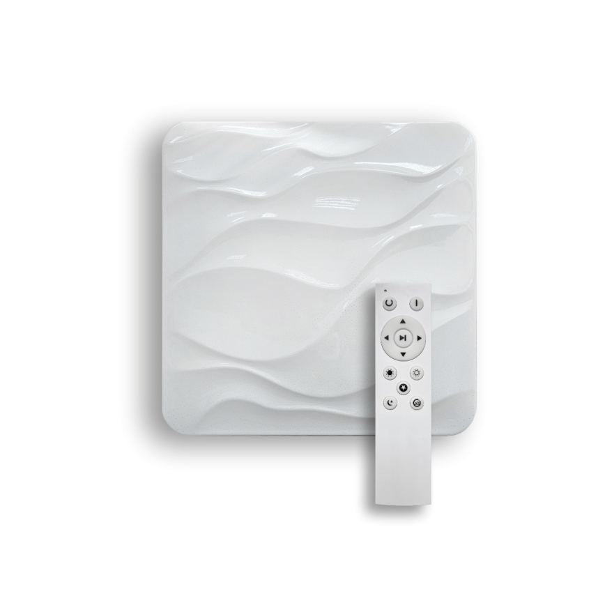 LED Dimbar taklampa NERIS LED/60W/230V 2700-6500K 53x53 cm + fjärrkontroll