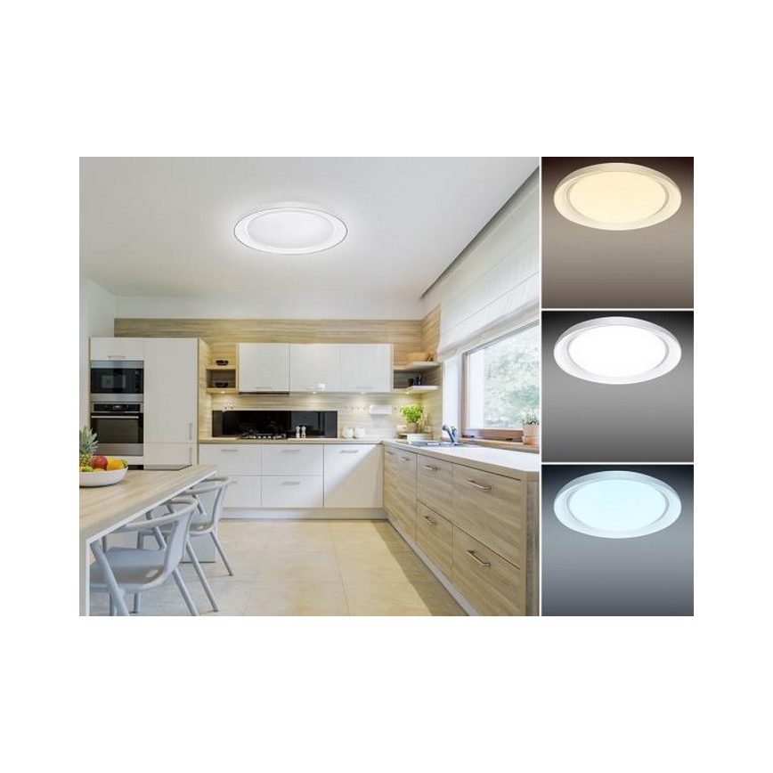 LED Dimbart takarmatur OPAL LED/24W/230V + fjärrkontroll