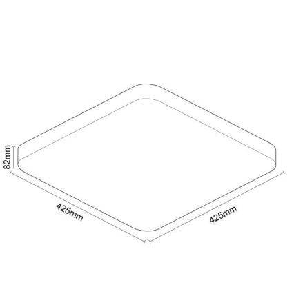 LED Dimbar taklampa OPAL LED/48W/230V 2700-6500K Wi-Fi Tuya vit + fjärrkontroll
