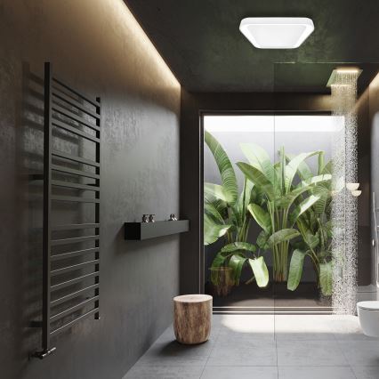 LED Dimbart takarmatur QUADRO LED/38W/230V 3000-6000K vit + fjärrkontroll