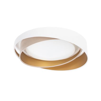 Dimbar LED-taklampa SMART GALAXY MODERN LED/24W/230V 3000-6500K Ø 55 cm vit/beige/guld + fjärrkontroll