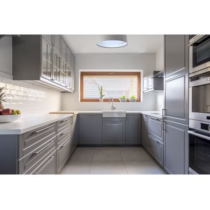 LED Dimbart taklampa SMART GALAXY LED/24W/230V Ø 44 cm grå/vit 3000-6500K + fjärrkontroll