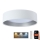 LED dimbar taklampa SMART GALAXY LED/24W/230V Ø 45 cm 2700-6500K Wi-Fi Tuya vit/silver + fjärrkontroll