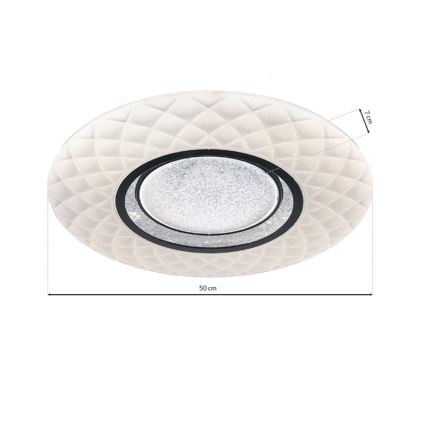 LED Dimbart taklampa TOKYO LED/48W/230V + fjärrkontroll