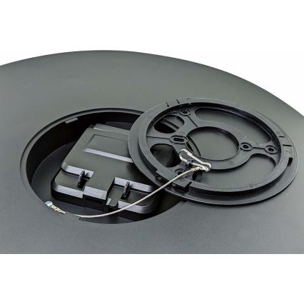 LED Dimbart badrumsplafond VARIO LUMO LED/13/18W/230V 3000/4000/5700K Ø 36 cm IP44 svart