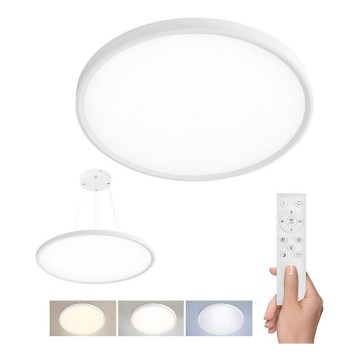 LED-dimbar takmonterad/pendelarmatur LED/50W/230V 3000-6500K + fjärrkontroll