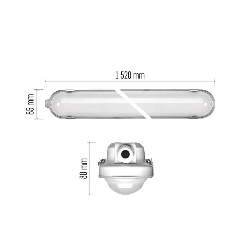 LED dimbar teknisk armatur MISTY LED/29/37/45/51W/230V 4000K IP66