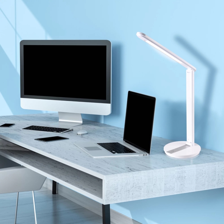 LED Dimbar touch Bordslampa SERRA LED/8W/230V vit