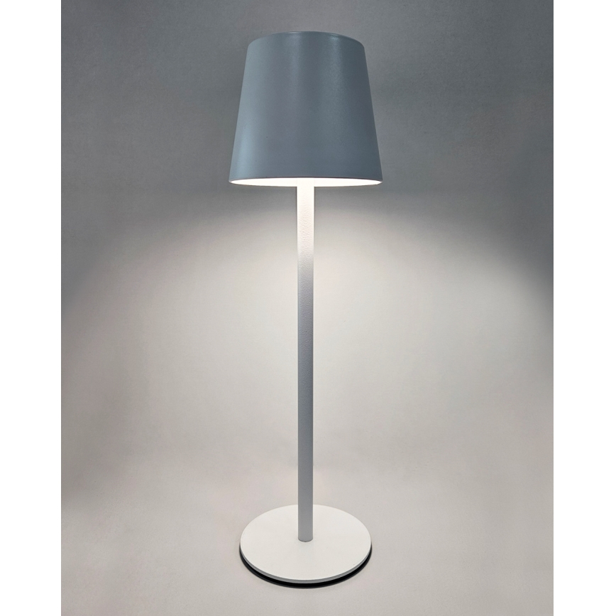 LED Dimbart Touchbordslampa LED/5W/5V USB 1200 mAh vit