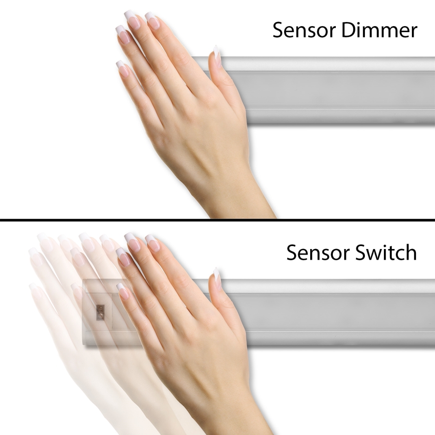 LED Dimbart underskåpsbelysning med sensor LED/9W/12/230V 4000K