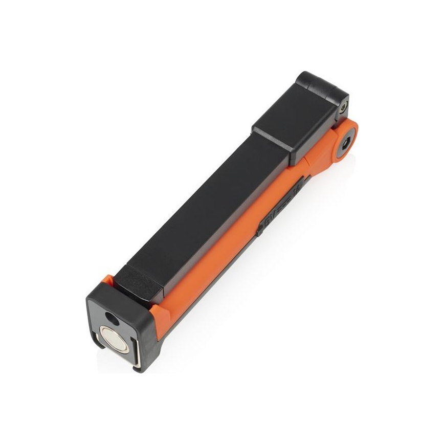LED-dimmbar uppladdningsbar arbetslampa LED/3W/5V 6500K 2000 mAh orange/svart