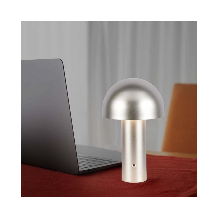 LED Dimbara uppladdningsbara touchbordslampa LED/1W/5V 3000-6000K 1800 mAh guld