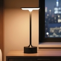 LED dimbar uppladdningsbar bordslampa NEW YORK LED/1,8W/5V 2700K/4000K/6500K 1200 mAh svart