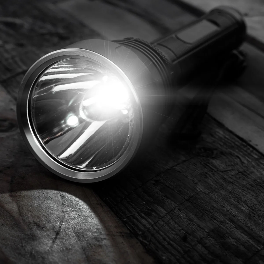 LED Dimbart uppladdningsbart ficklampa LED/20W/5V IPX5 1570 lm 8400 mAh